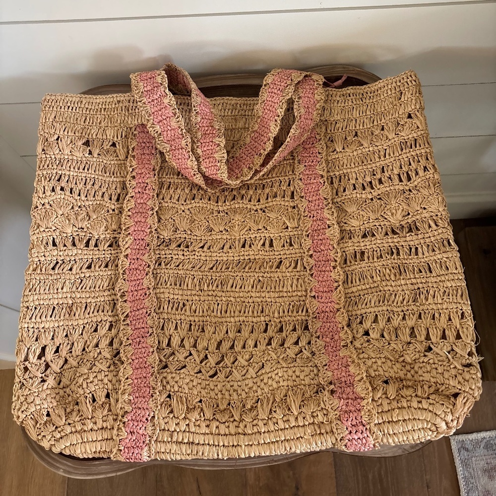 BTB Los Angeles Chapeu Tote In Pink NWT - Picture 4 of 4